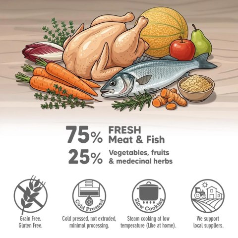ARQUIVET FRESH półwilgotny przysmak dla psa z kurczakiem 300g