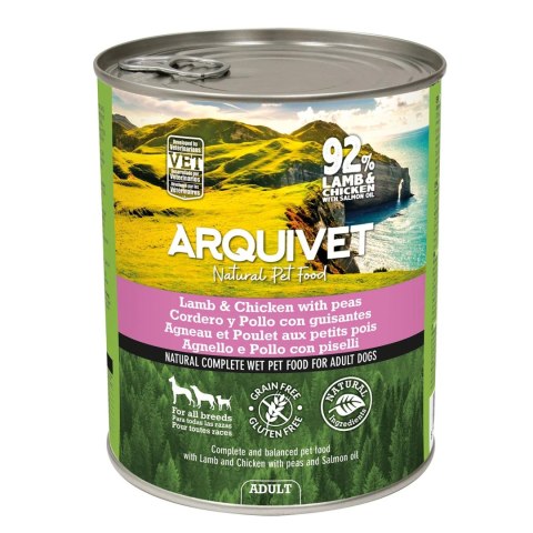 Arquivet karma dla psa z jagnięciną i kurczakiem puszka 800g