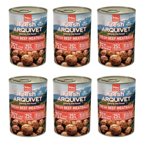 Arquivet Fresh klopsiki z wołowiny w sosie 6x400g