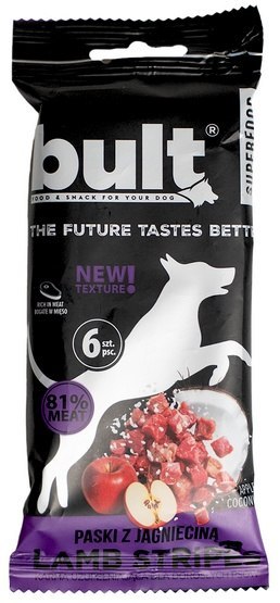 Bult Superfood Tasty Stripes Paski z jagnięciną 60g