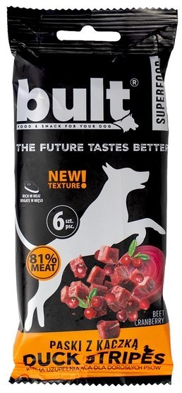 Bult Superfood Tasty Stripes Paski z kaczką 60g