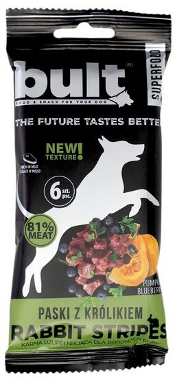 Bult Superfood Tasty Stripes Paski z królikiem 60g