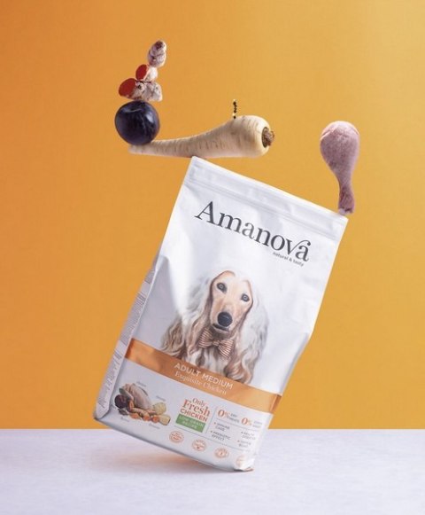 Amanova Dog Adult Medium Exquisite Chicken - kurczak 12kg [termin ważności: 20.09.2026]