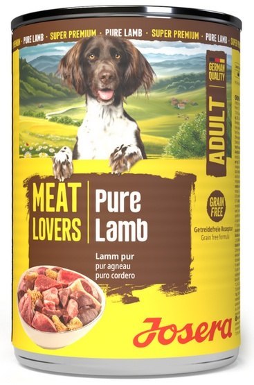 Josera Pies Meat Lovers Pure Jagnięcina puszka 400g