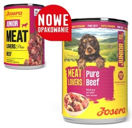 Josera Pies Meat Lovers Pure Junior Wołowina puszka 400g