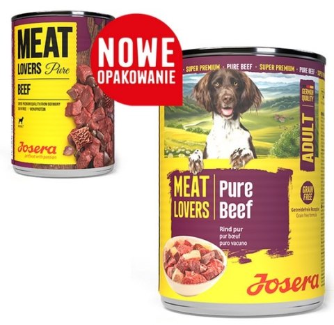 Josera Pies Meat Lovers Pure Wołowina puszka 400g