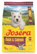 Josera Pies Mini Junior Duck & Salmon 900g
