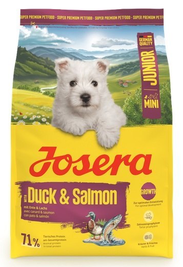 Josera Pies Mini Junior Duck & Salmon 900g