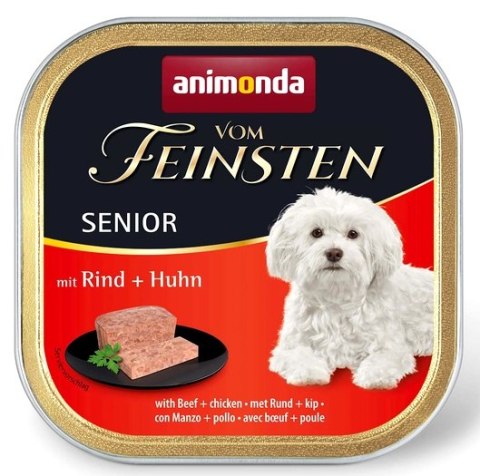 Animonda vom Feinsten Dog Senior Wołowina i Kurczak 150g