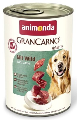 Animonda GranCarno Original Adult Wild Dziczyzna puszka 400g