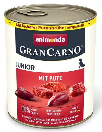Animonda GranCarno Original Junior Pute Indyk puszka 800g
