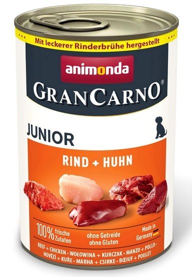 Animonda GranCarno Original Junior Rind Huhn Wołowina + Kurczak puszka 400g