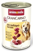 Animonda GranCarno Original Adult Geflugelherzen Drobiowe serca puszka 400g