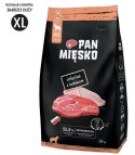 Pan Mięsko Karma sucha dla psa - cielęcina i indyk chrupki XL 20kg