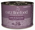 Catz Finefood Classic Jagnięcina i Królik (N.11) puszka 200g
