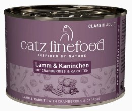 Catz Finefood Classic Jagnięcina i Królik (N.11) puszka 200g