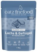 Catz Finefood Classic Łosoś i drób (N.05) saszetka 85g