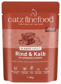 Catz Finefood Classic Wołowina i cielęcina (N.07) saszetka 85g