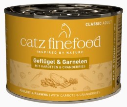Catz Finefood Classic Drób i Krewetki (N.17) puszka 200g