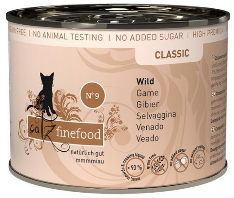 Catz Finefood Classic Dziczyzna (N.09) puszka 200g