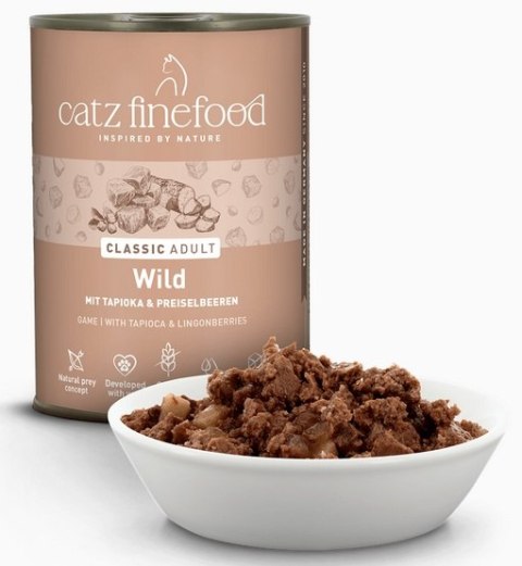 Catz Finefood Classic Dziczyzna (N.09) puszka 400g