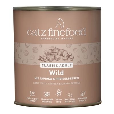 Catz Finefood Classic Dziczyzna (N.09) puszka 800g