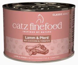 Catz Finefood Classic Jagnięcina i Konina (N.19) puszka 200g