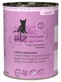 Catz Finefood Classic Jagnięcina i Królik (N.11) puszka 400g