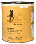 Catz Finefood Classic Wołowina i cielęcina (N.07) puszka 800g