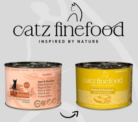 Catz Finefood Classic N.25 Kurczak i Tuńczyk puszka 200g