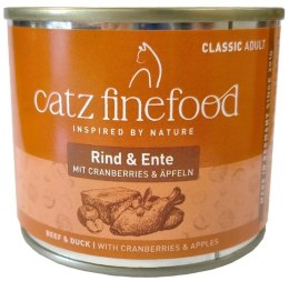 Catz Finefood Classic Wołowina i Kaczka (N.23) puszka 200g