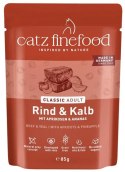 Catz Finefood Classic N.07 Wołowina i cielęcina saszetka 300g