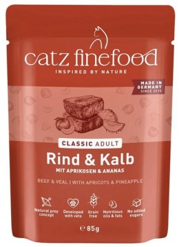Catz Finefood Classic N.07 Wołowina i cielęcina saszetka 300g