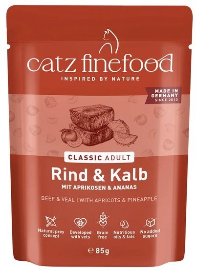 Catz Finefood Classic N.07 Wołowina i cielęcina saszetka 300g