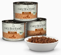 Catz Finefood Organic Bio Kaczka (N.505) puszka 200g