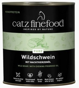 Catz Finefood Pure Dzik (Purrrr N.109) puszka 800g