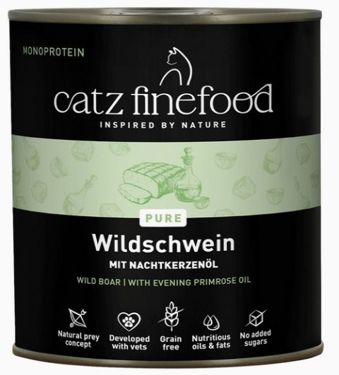 Catz Finefood Pure Dzik (Purrrr N.109) puszka 800g