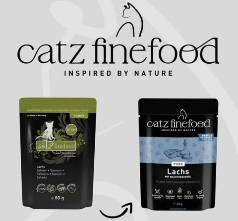 Catz Finefood Pure Łosoś (Purrrr N.105) saszetka 80g