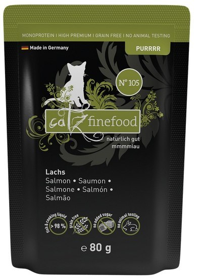 Catz Finefood Pure Łosoś (Purrrr N.105) saszetka 80g
