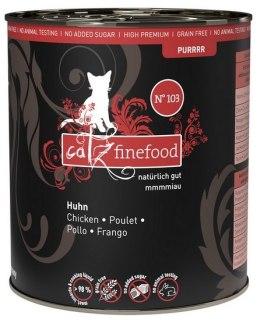 Catz Finefood Pure Kurczak (Purrrr N.103) puszka 800g