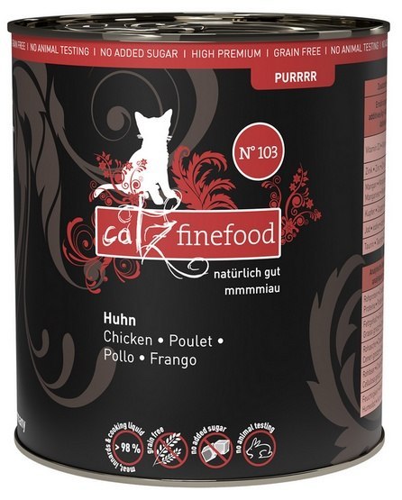 Catz Finefood Pure Kurczak (Purrrr N.103) puszka 800g
