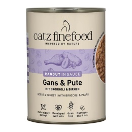Catz Finefood Ragout in Sauce Gęś i Indyk (N.603) puszka 380g