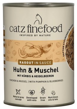 Catz Finefood Ragout in Sauce Kurczak i Omułek (N.613) puszka 380g