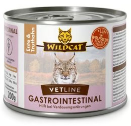 Wildcat VetLine Gastrointestinal Kaczka i indyk puszka 200g