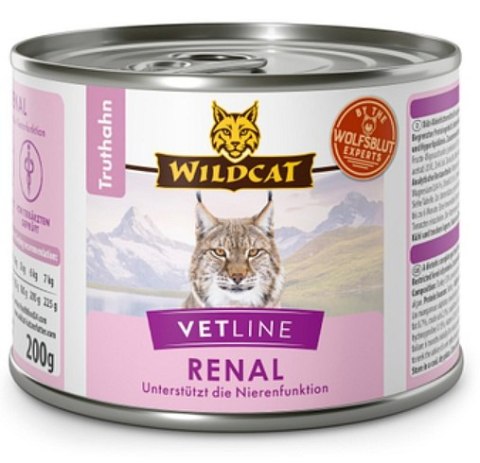 Wildcat VetLine Renal Indyk puszka 200g