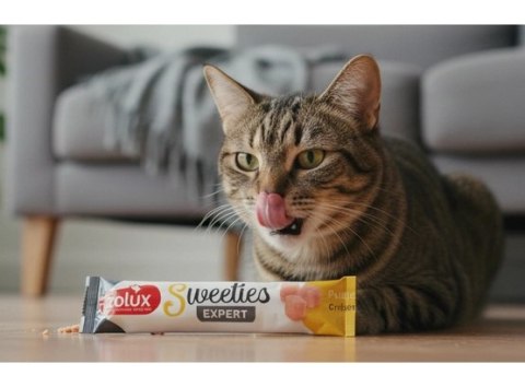 Zolux Sweeties Kremowy przysmak dla kota - kurczak 14g