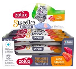 Zolux Sweeties Kremowy przysmak dla kota - tuńczyk i łosoś 14g