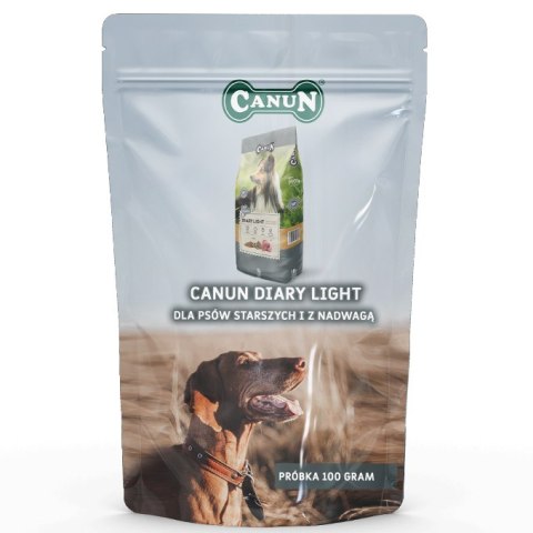 PRÓBKA Canun Diary Light dla psów seniorów 100g PRÓBKA Canun Diary Light dla psów seniorów 100g