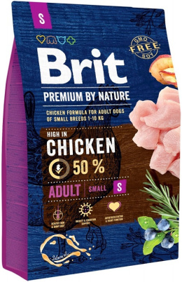 Brit Premium By Nature Adult S Small 3kg