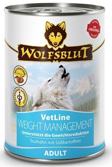 Wolfsblut Dog VetLine Weight Management - indyk i bataty puszka 395g Wolfsblut Dog VetLine Weight Management - indyk i bataty puszka 395g